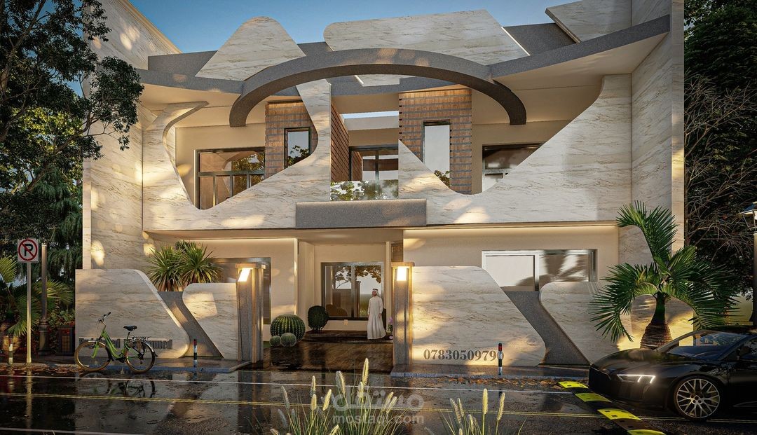 إعادة تصميم واجهة فيلا