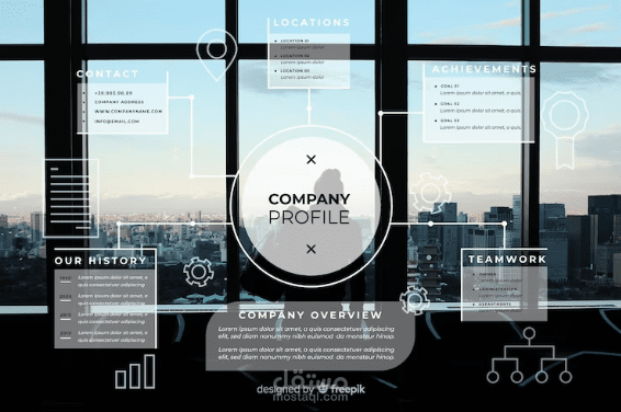 كتابة بروفايل شركة باللغتين العربية و الانجليزية Company Profile