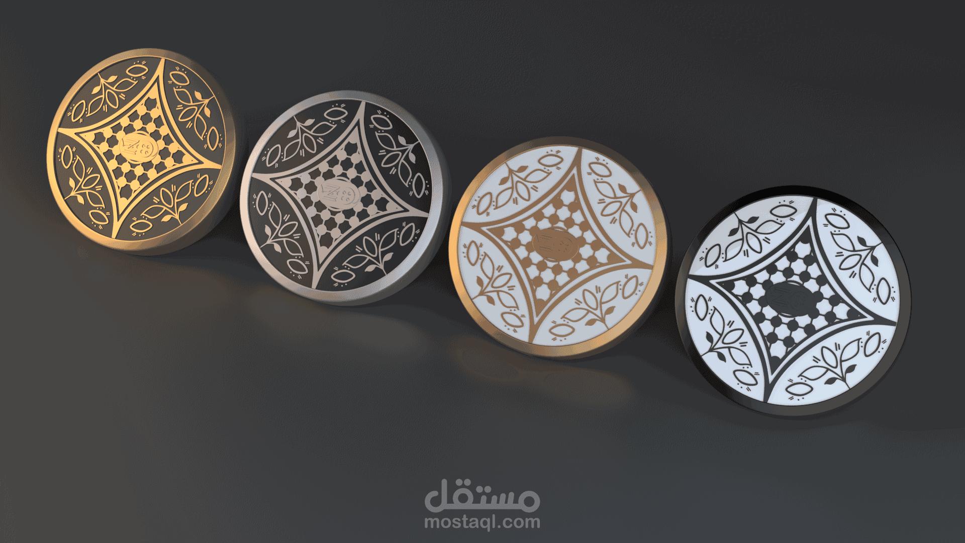 تصميم ازرار قميص 3d Cuflink