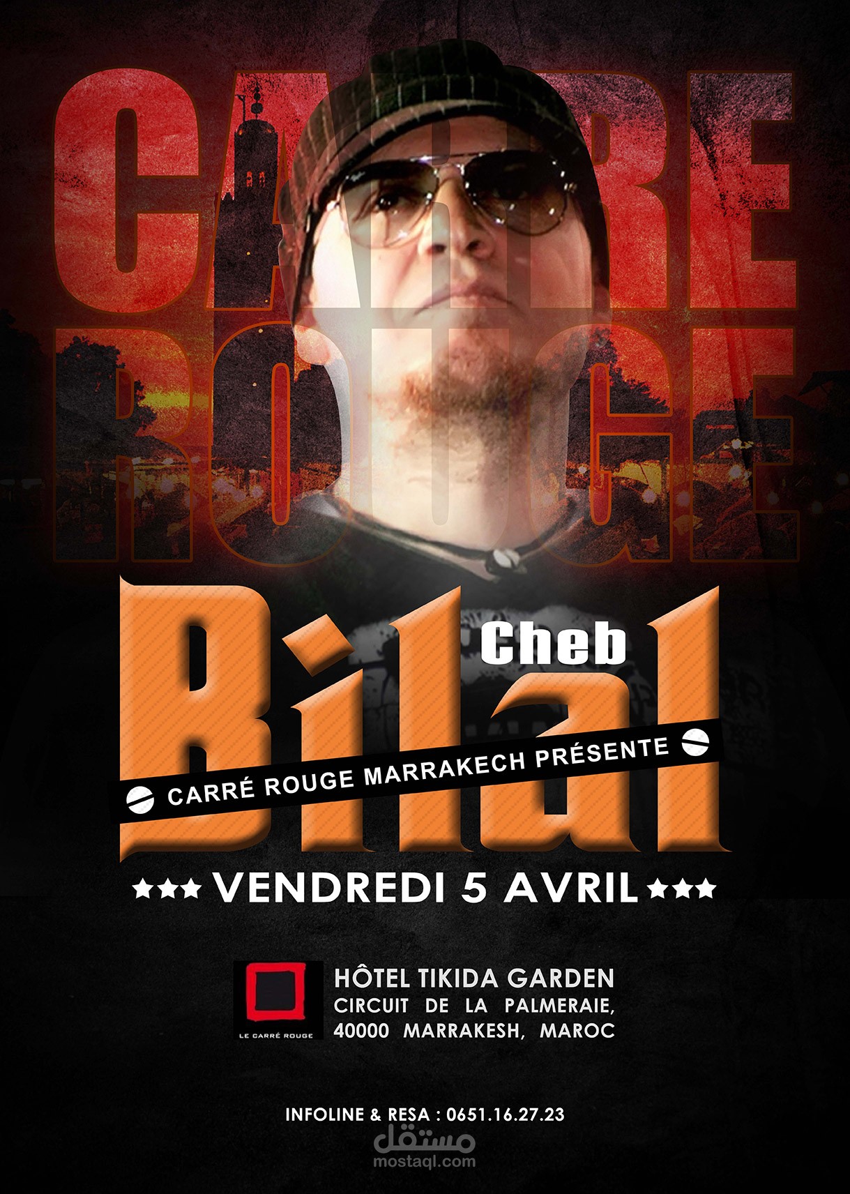 Cheb Bilal - Marrakech Morocco Flyer