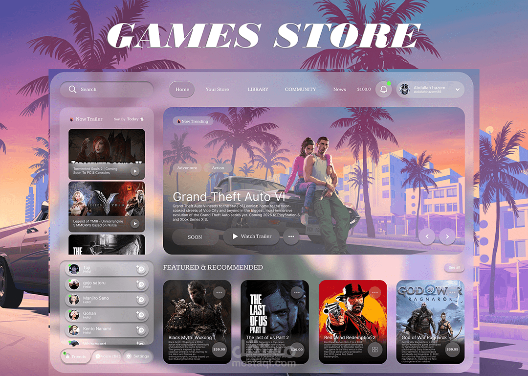 Games Store - UX/UI DESIGN