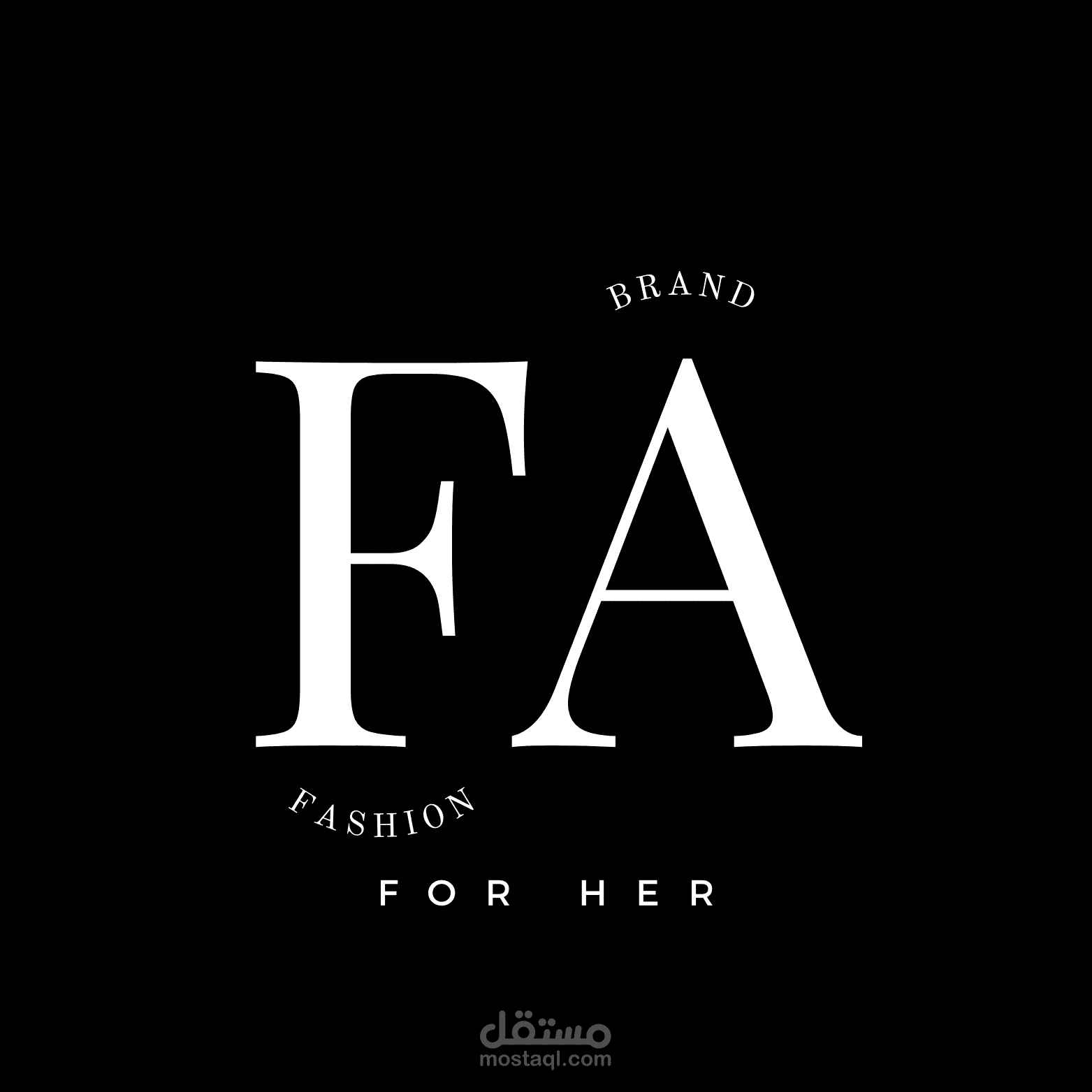 تصميم logo لمحل ملابس (سيدات )
