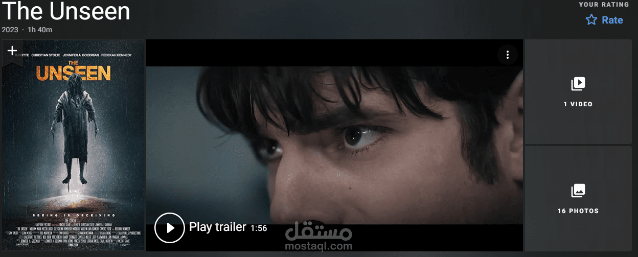 1. Novel: "Whispered Shadows" (Based on the film "The Unseen")