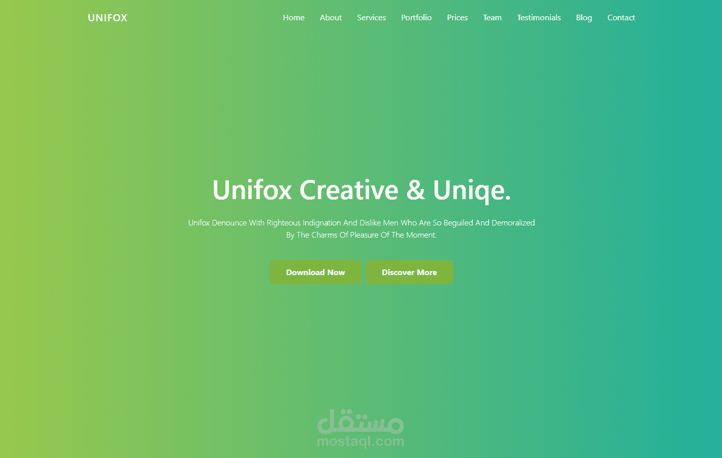 Unifox Creative & Uniqe.