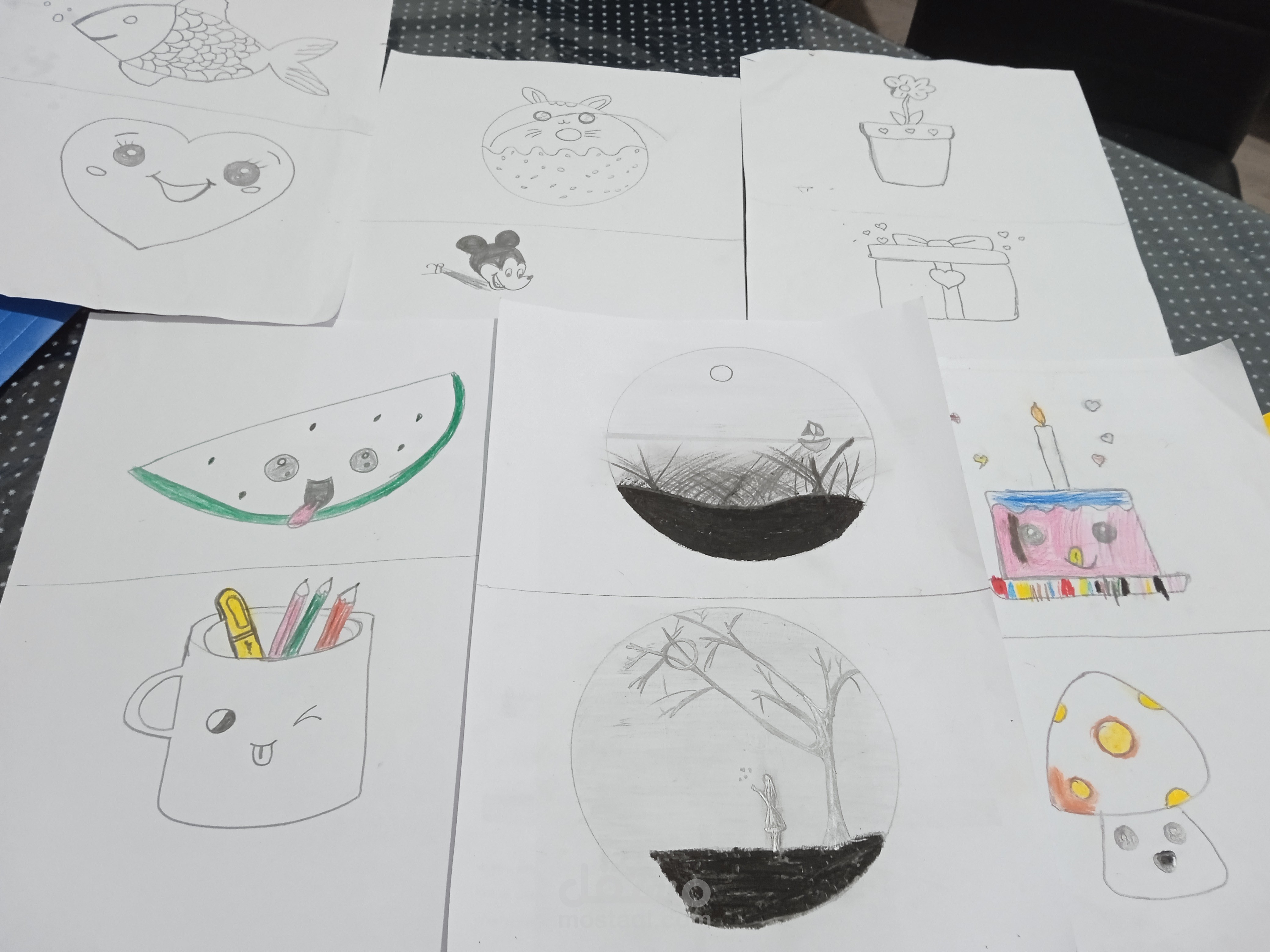 انشاء محتوى و الرسم