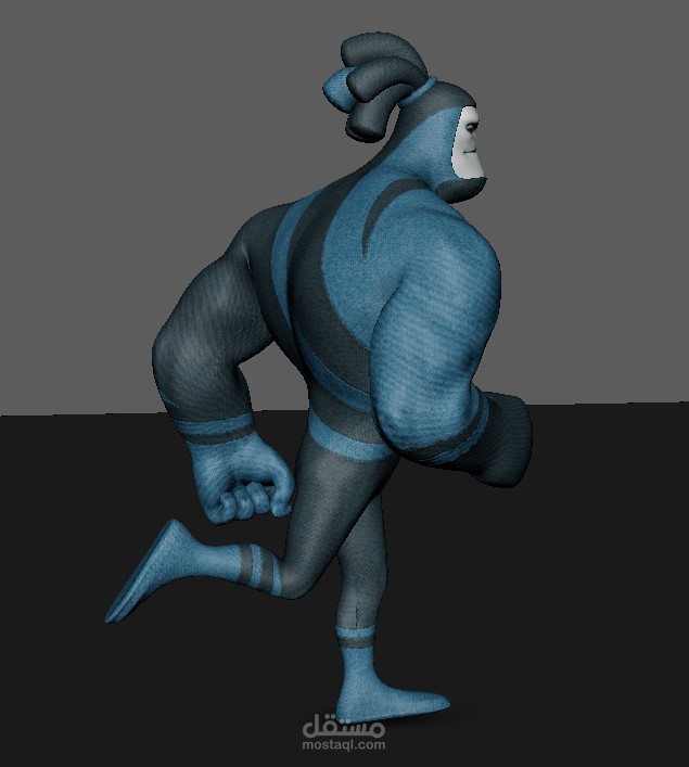 حركة الجري لشخصية ثلاثية الأبعاد _ run cycle 3D animation