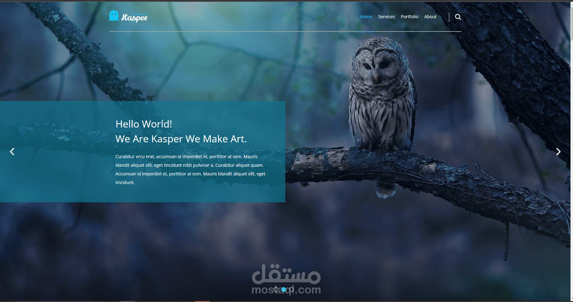 تصميم وتطوير المواقع