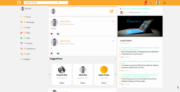 تطبيق تواصل مثل لينكد ان