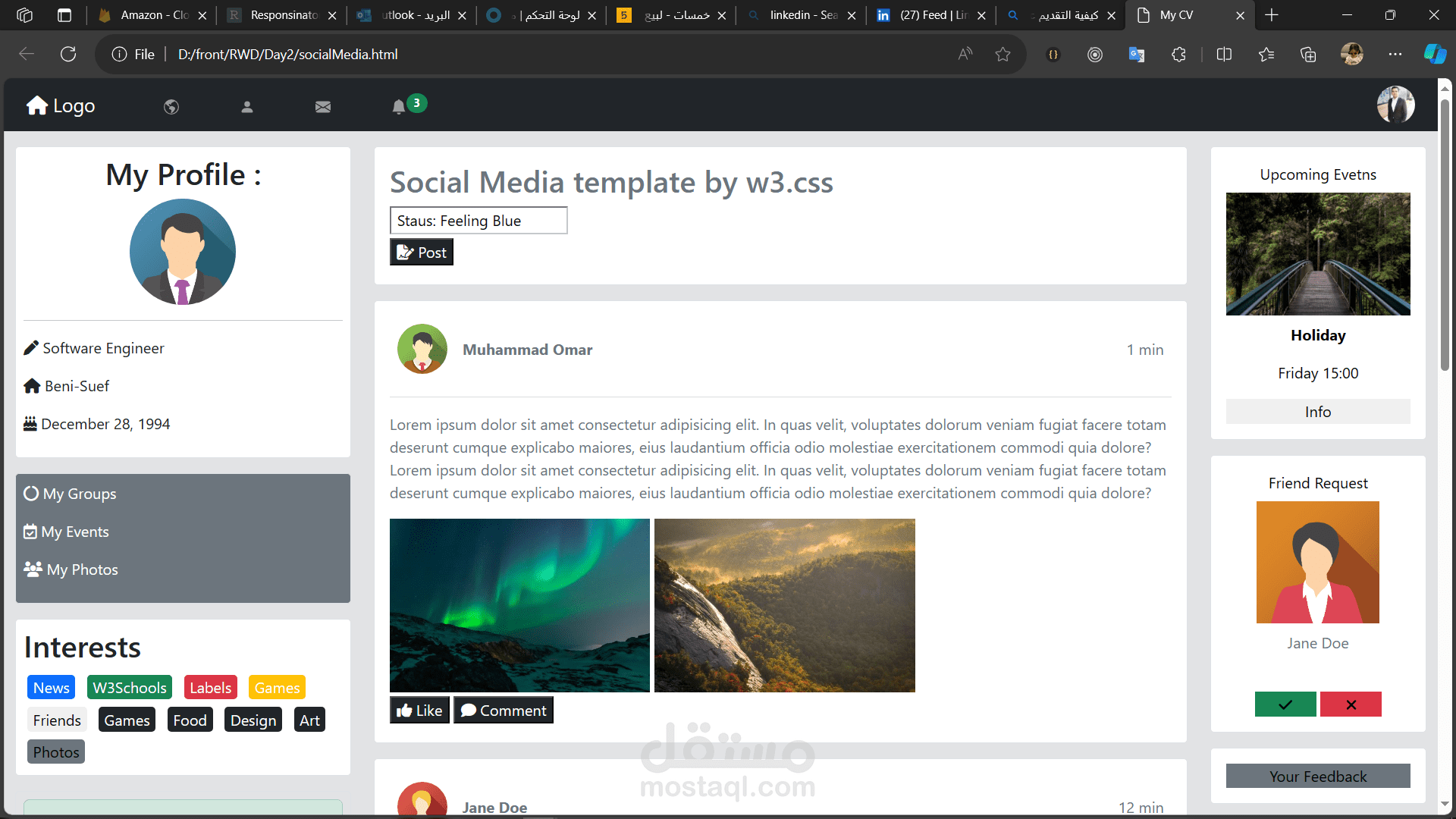 Designing websites with bootstrap