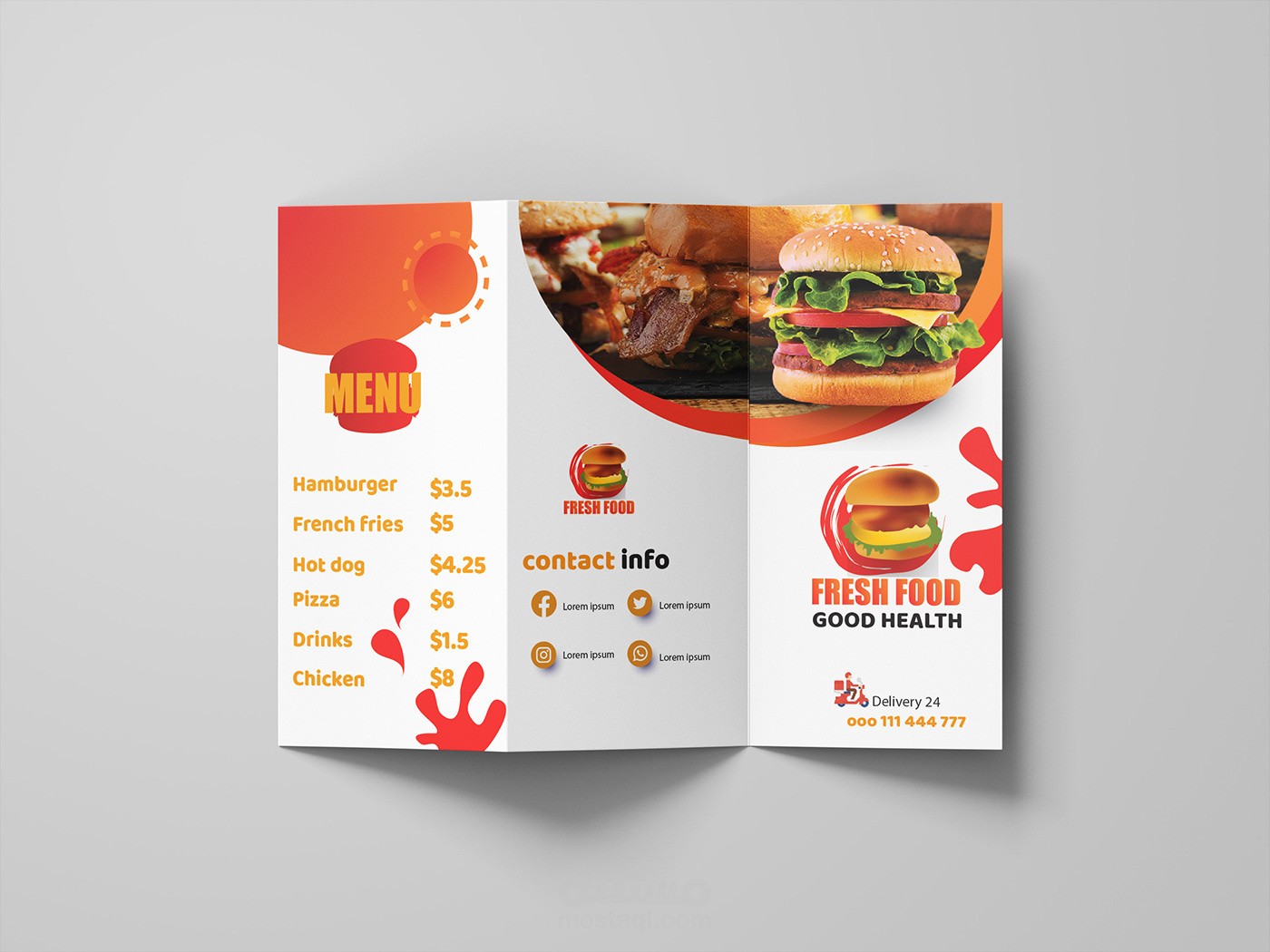flyer food design