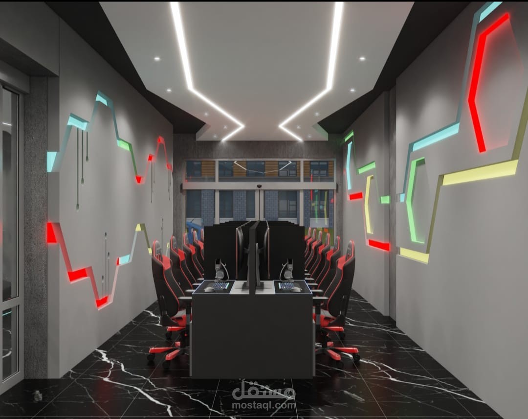 تصميم قاعة العاب