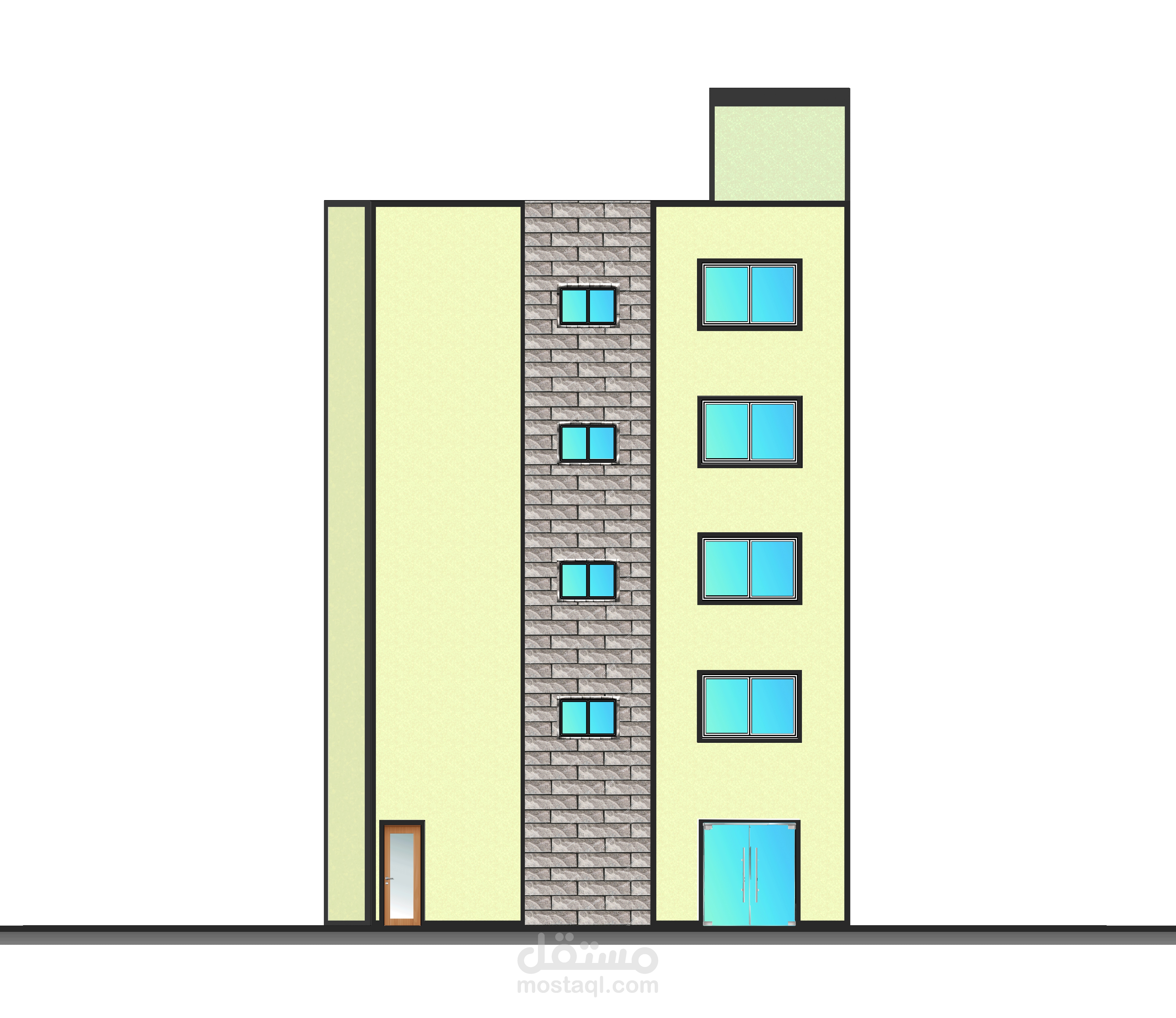 تصميم عمارة سكانية