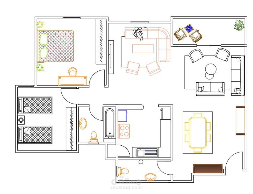تصميمات معماريه داخليه وخارجيه