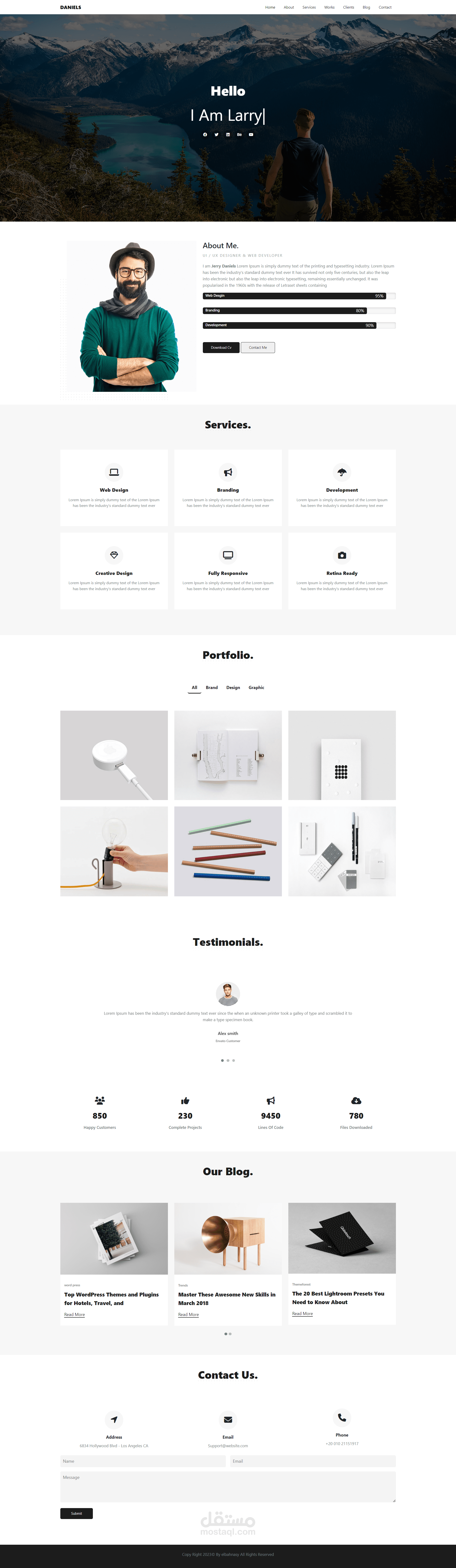 Landing Page (Daniels)