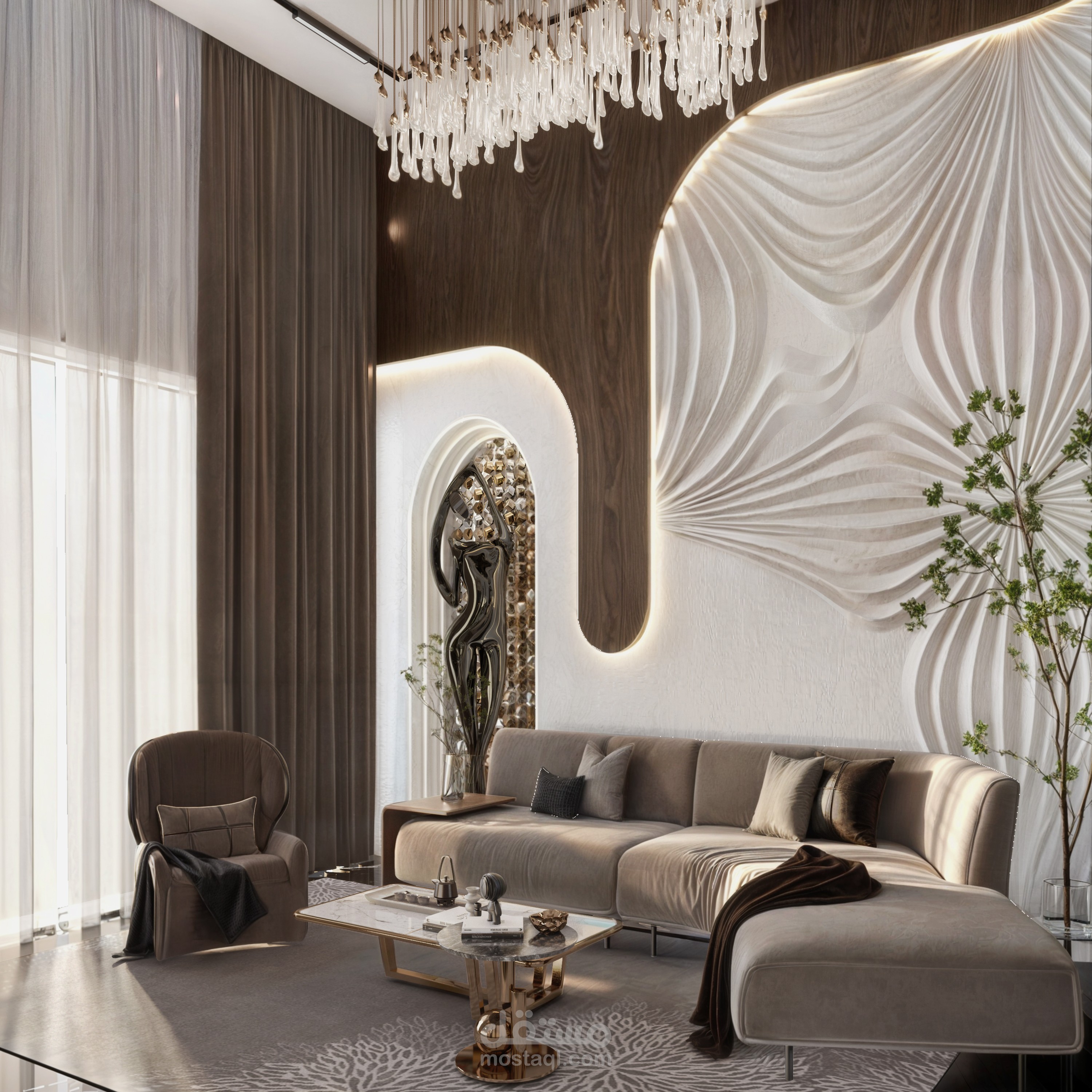 Contemporary Living room