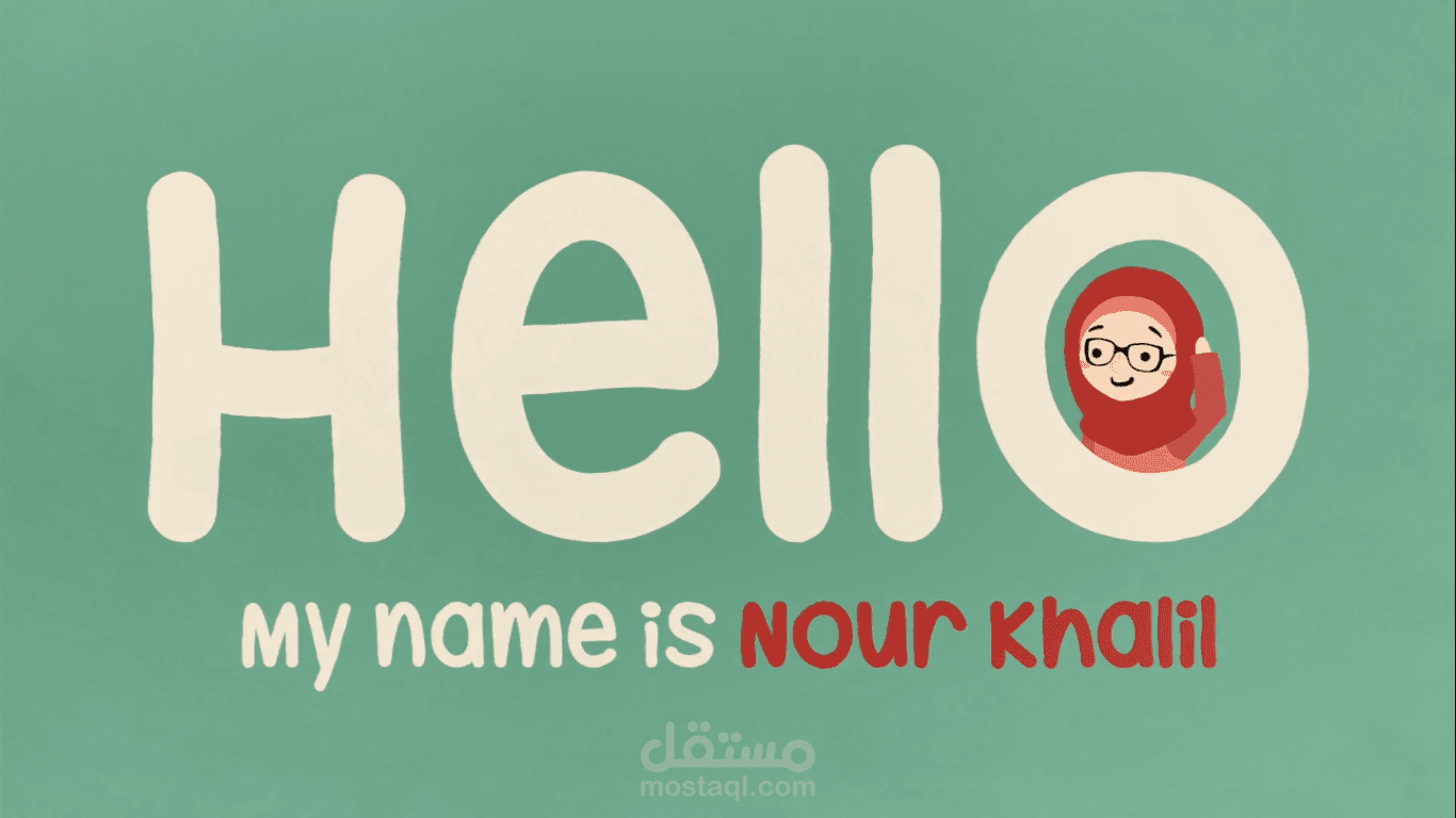 Animated Video Resume/CV_ فيديو موشن جرافيك يعرض السي في الخاص بي