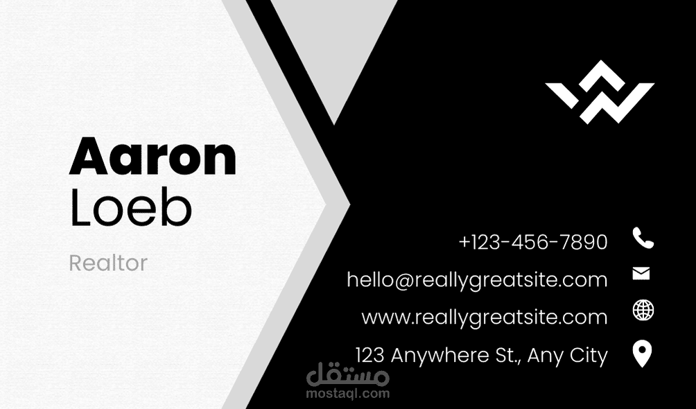 تصميم بطاقة عمل احترافية و مميزة