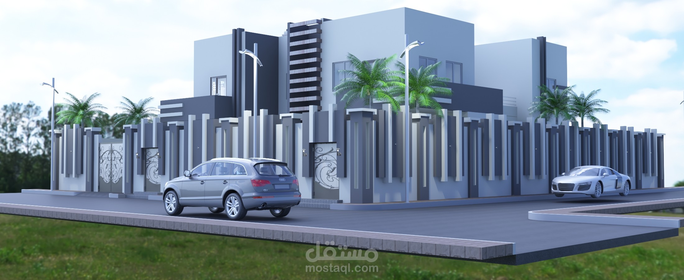 تصميم فلة سكنية