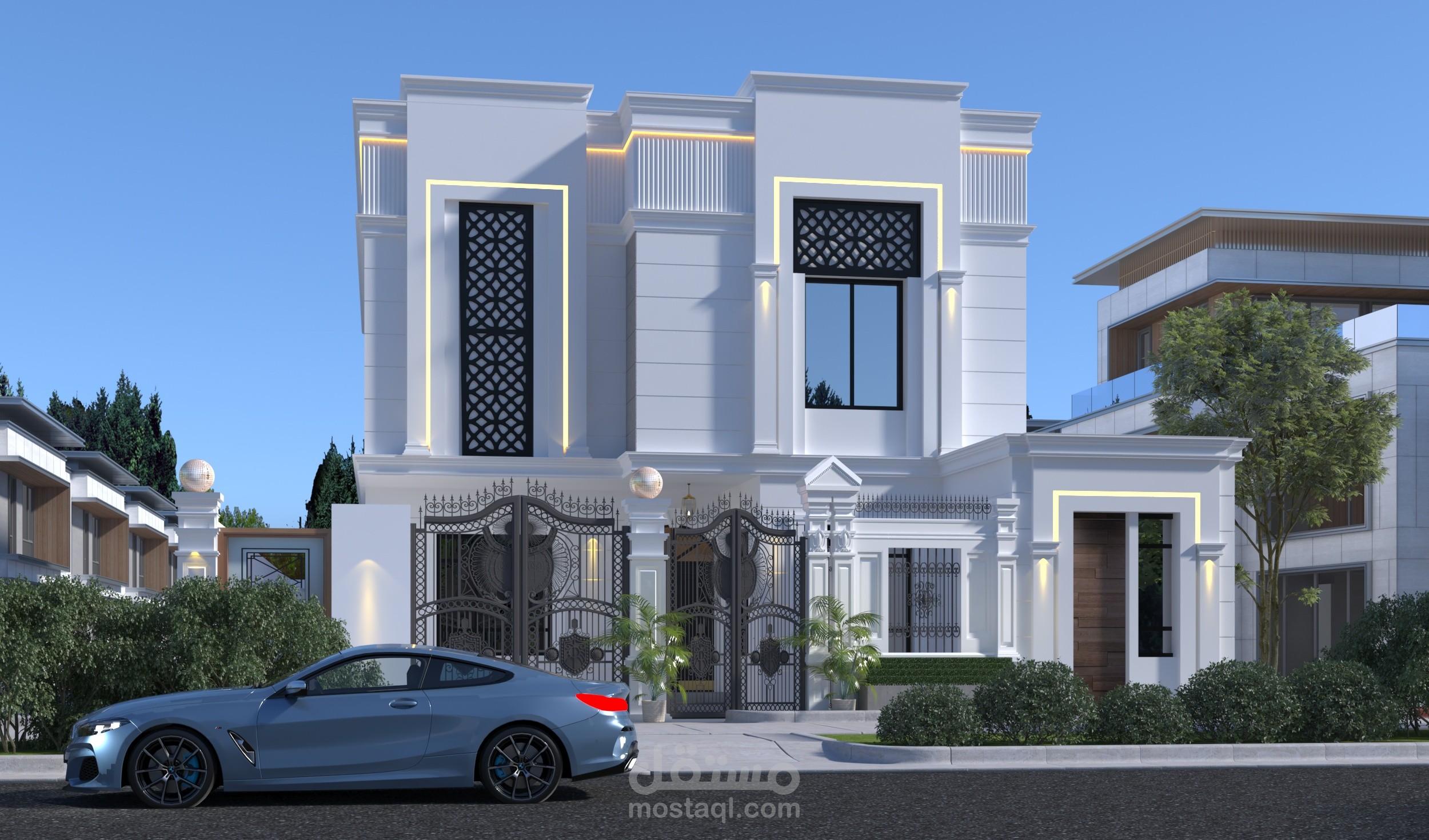 new-classic villa in mostql