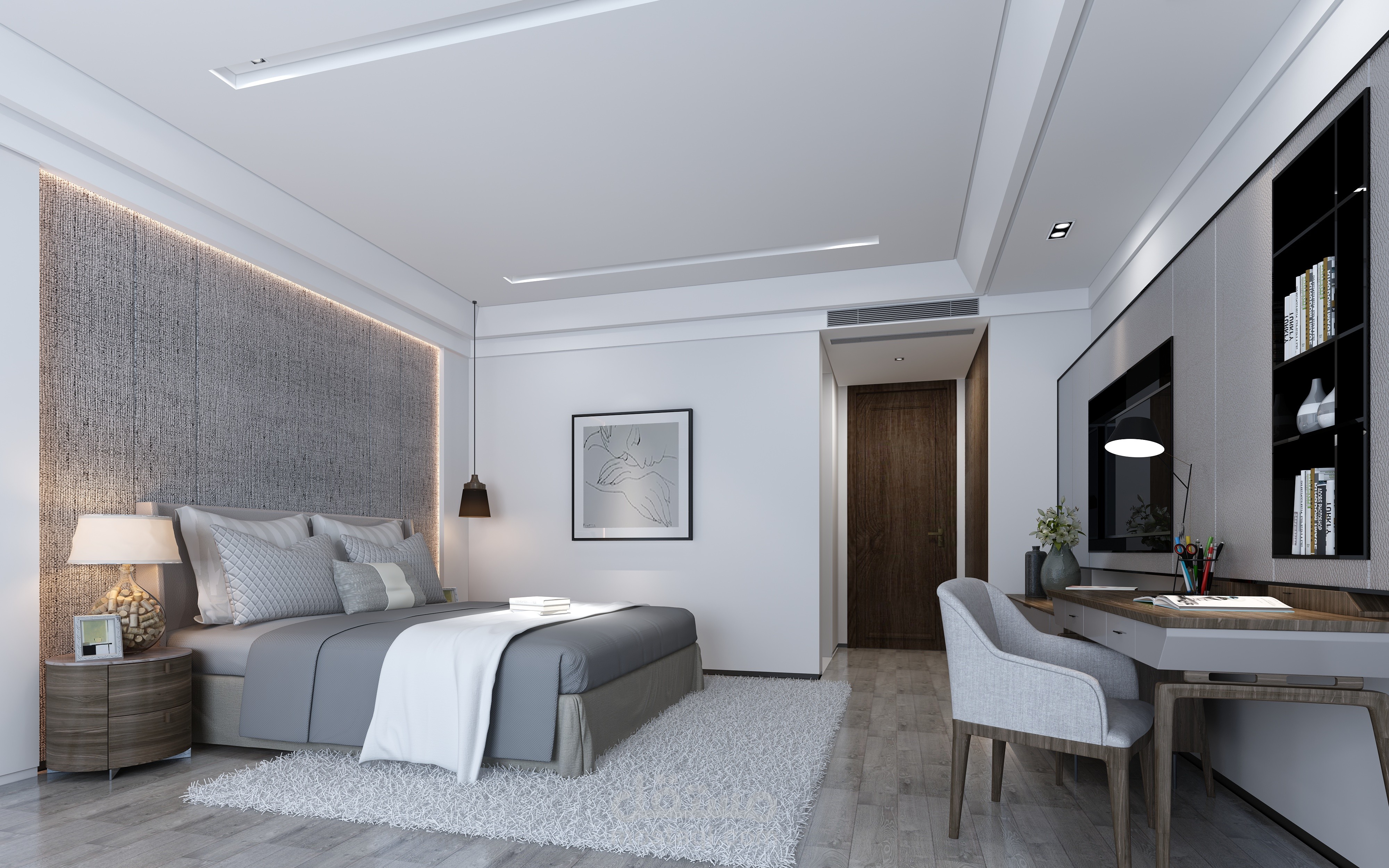 تصميم مودرن لغرفه نوم بالسعوديه