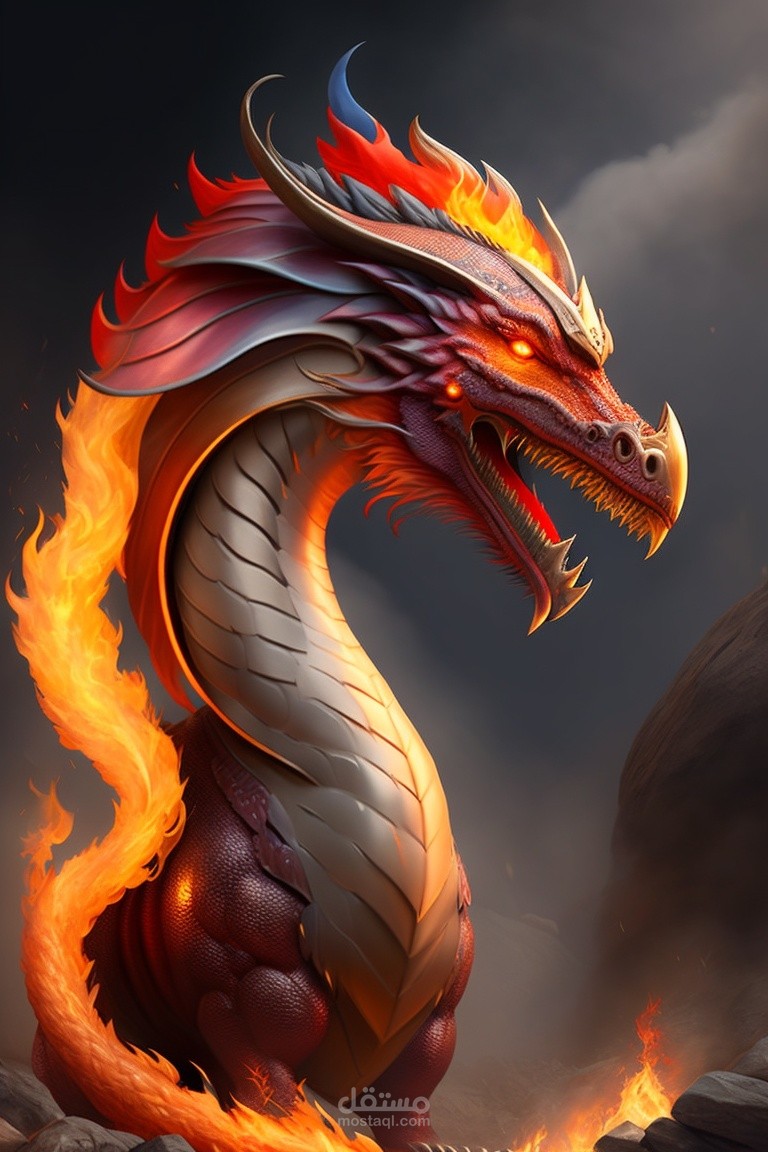 صورة تنين رائعة