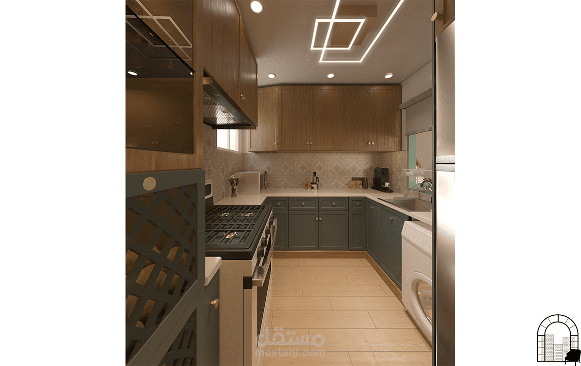 ⌂ تصميم داخلي لمطبخ