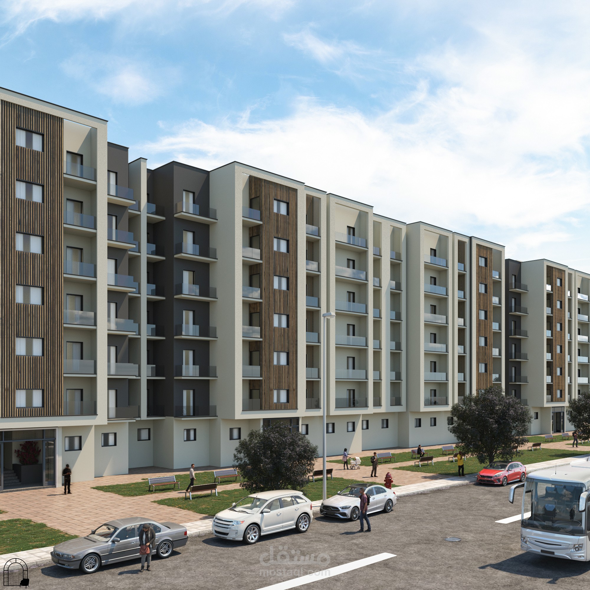 تصميم عمارات سكنية