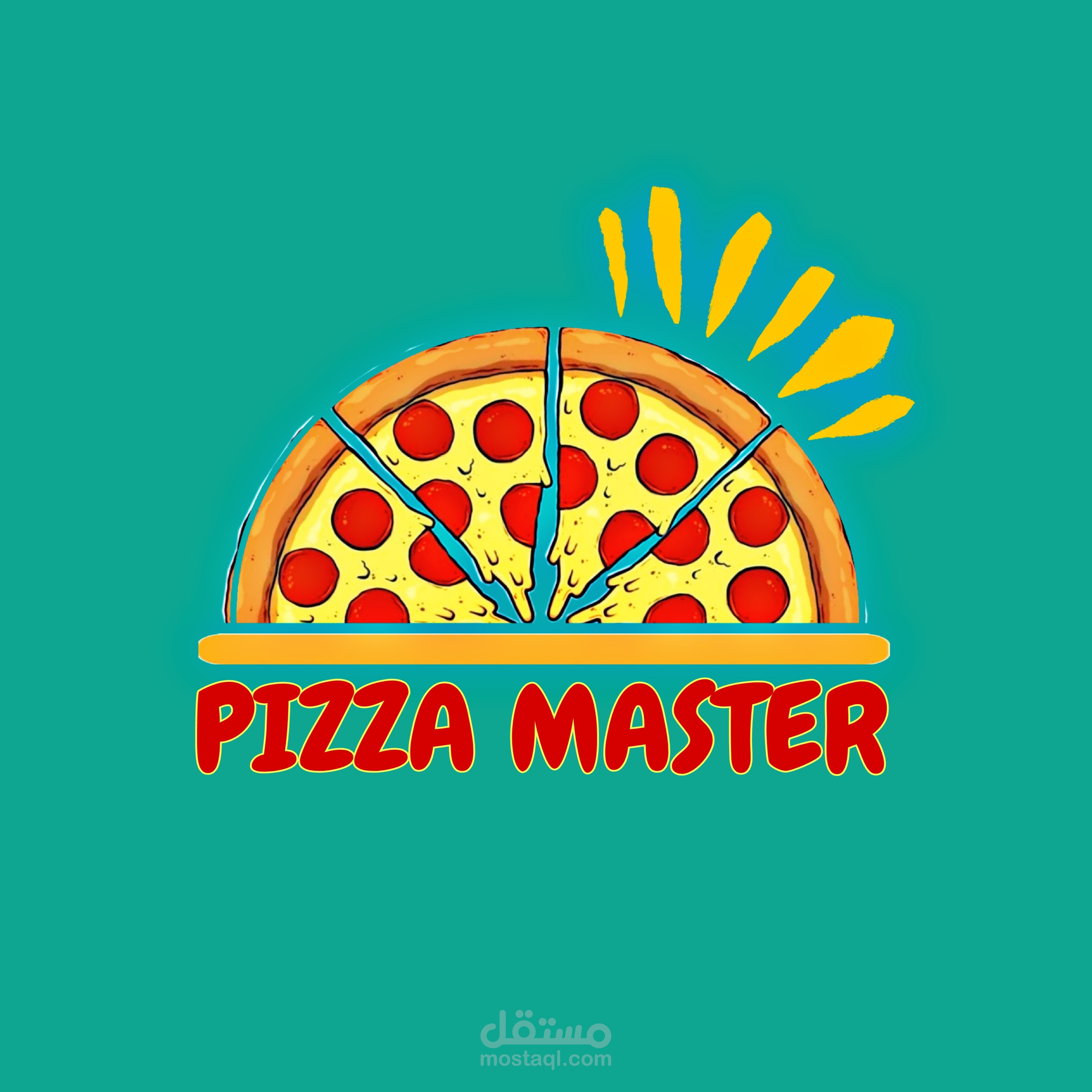 لوجو مطعم بيتزا