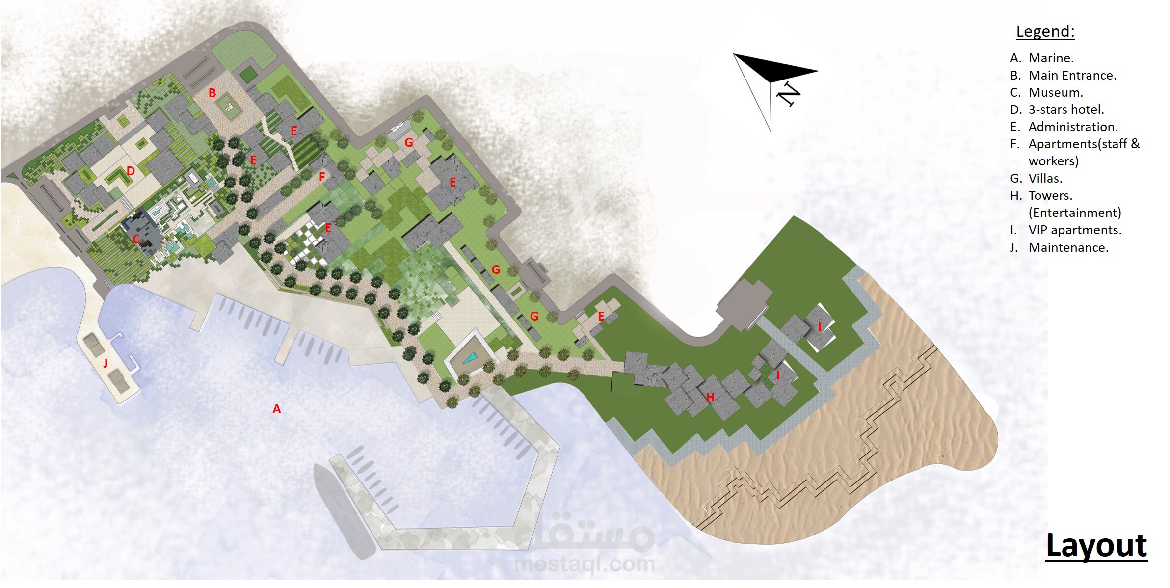 Marine city, El Tor Egypt.