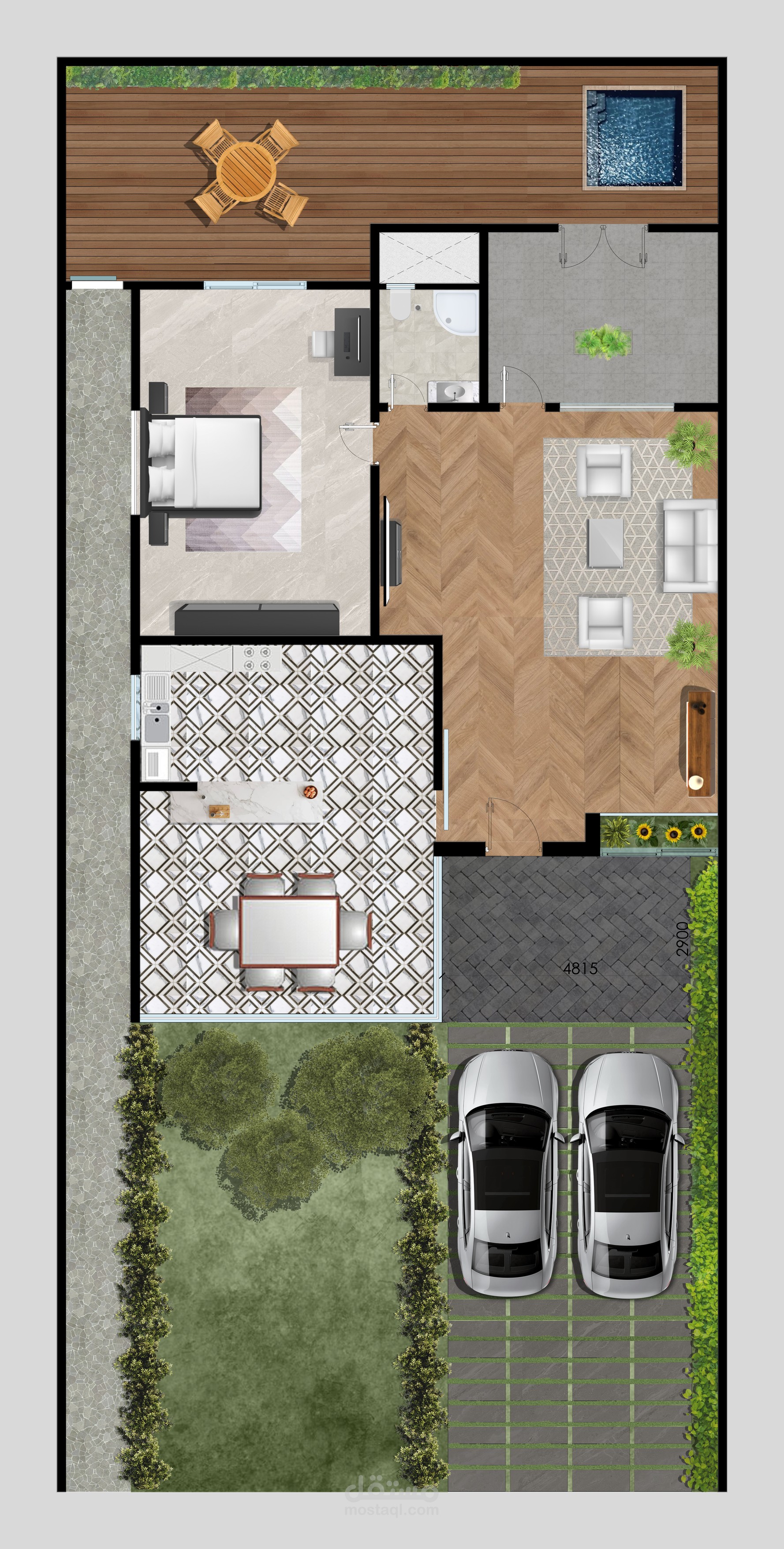 تصميم داخلى لشاليه