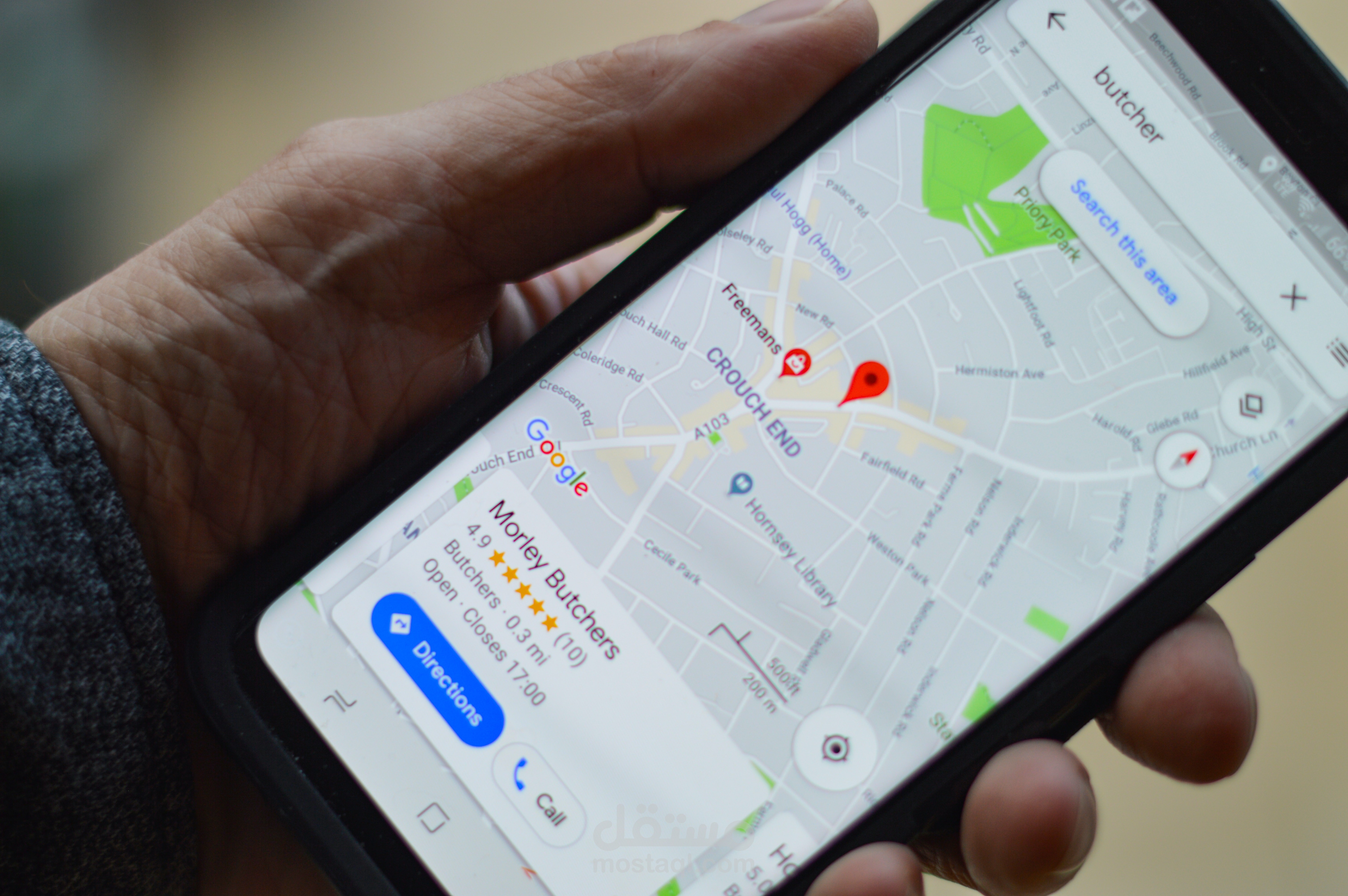 اضافه موقع على google map