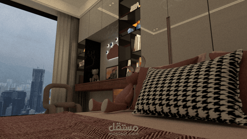 Interior Design – Bedroom Render