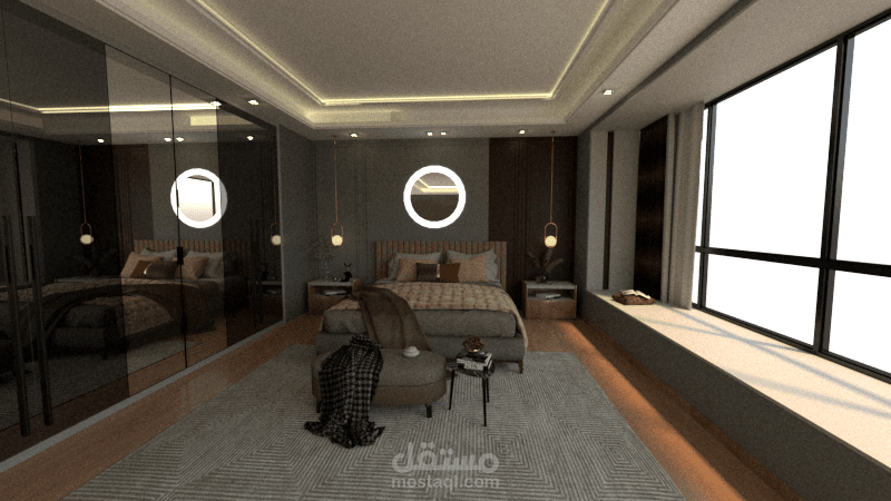 Rendered Bedroom Design