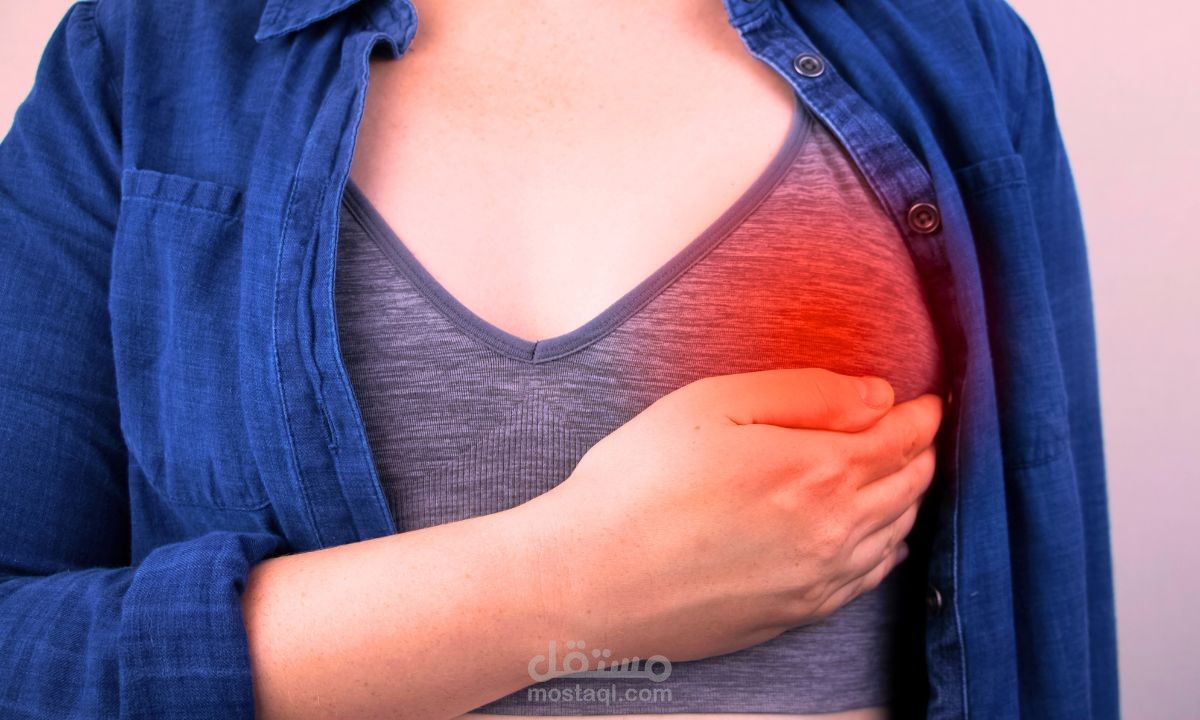 ألم الورم الحميد في الثدي