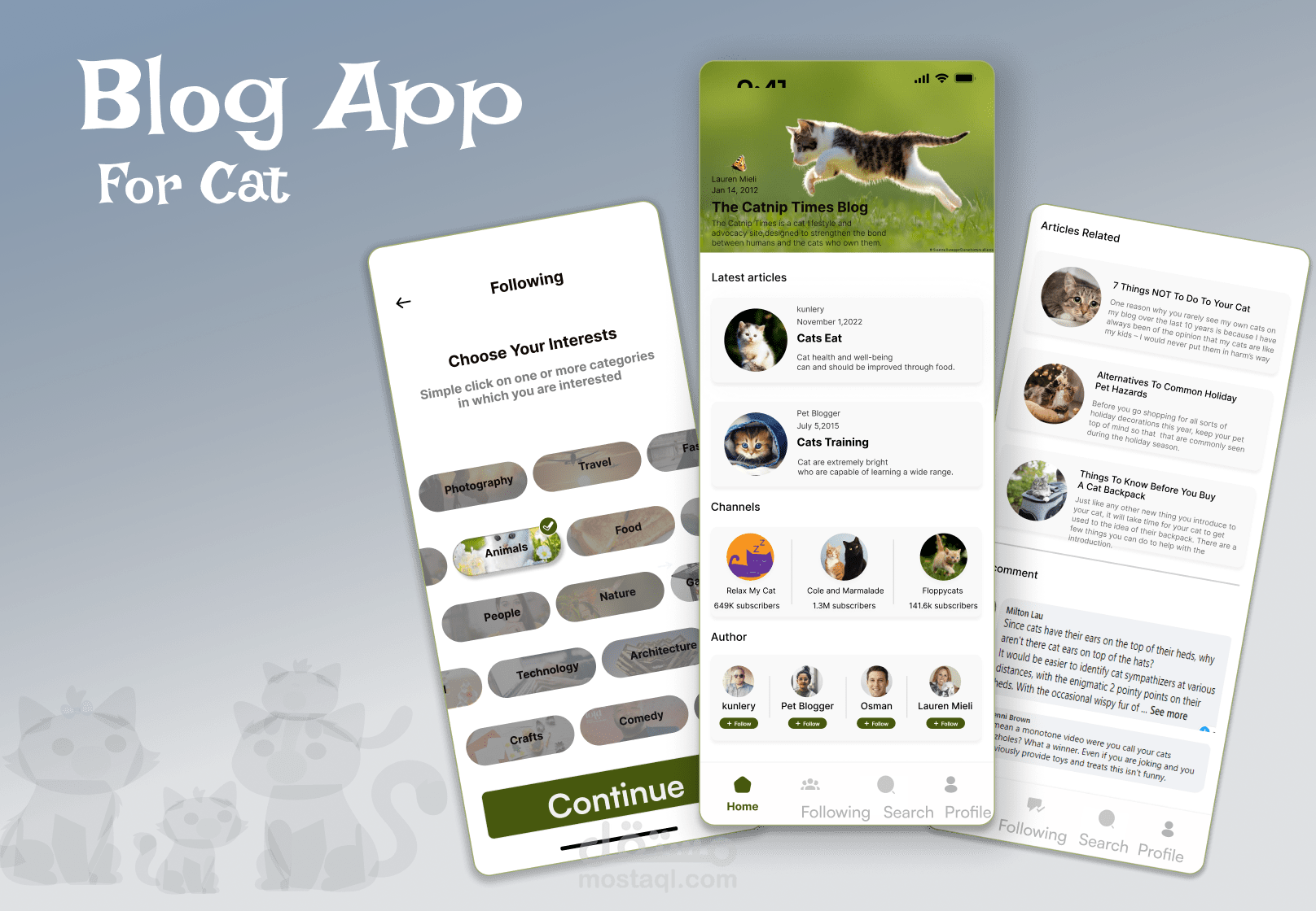 تصميم تطبيق موبايل ( Mobile App  )