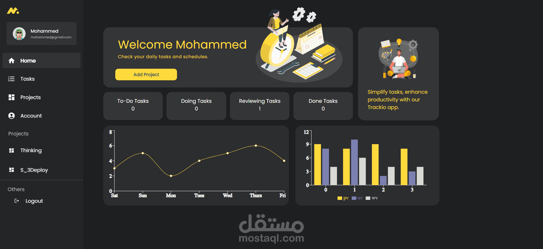 إدارة مهام ومشاريع