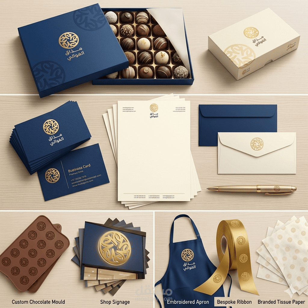 شعار لصالح متجر حلويات سعودي