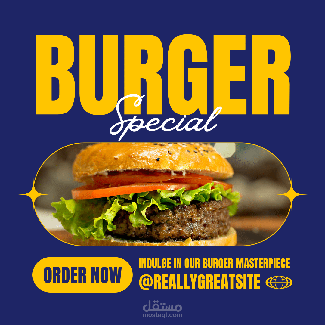 Burger Special Instagram Post