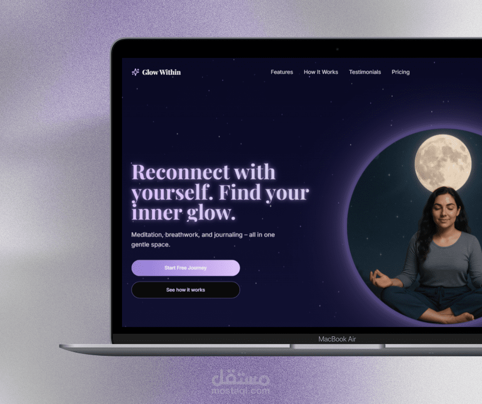 Glow Within – Mindfulness Web & App Experience