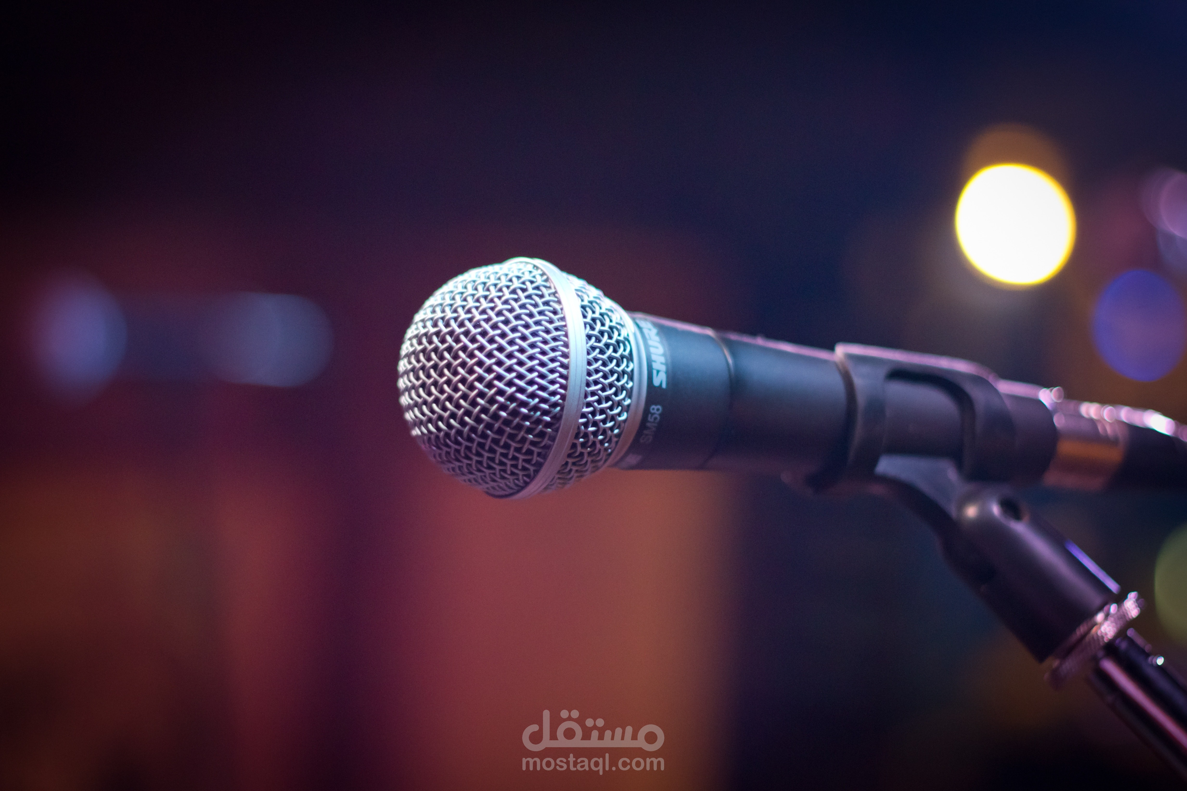 معلق صوتي بالهجة العربية الفصحى او اللهجة المصرية