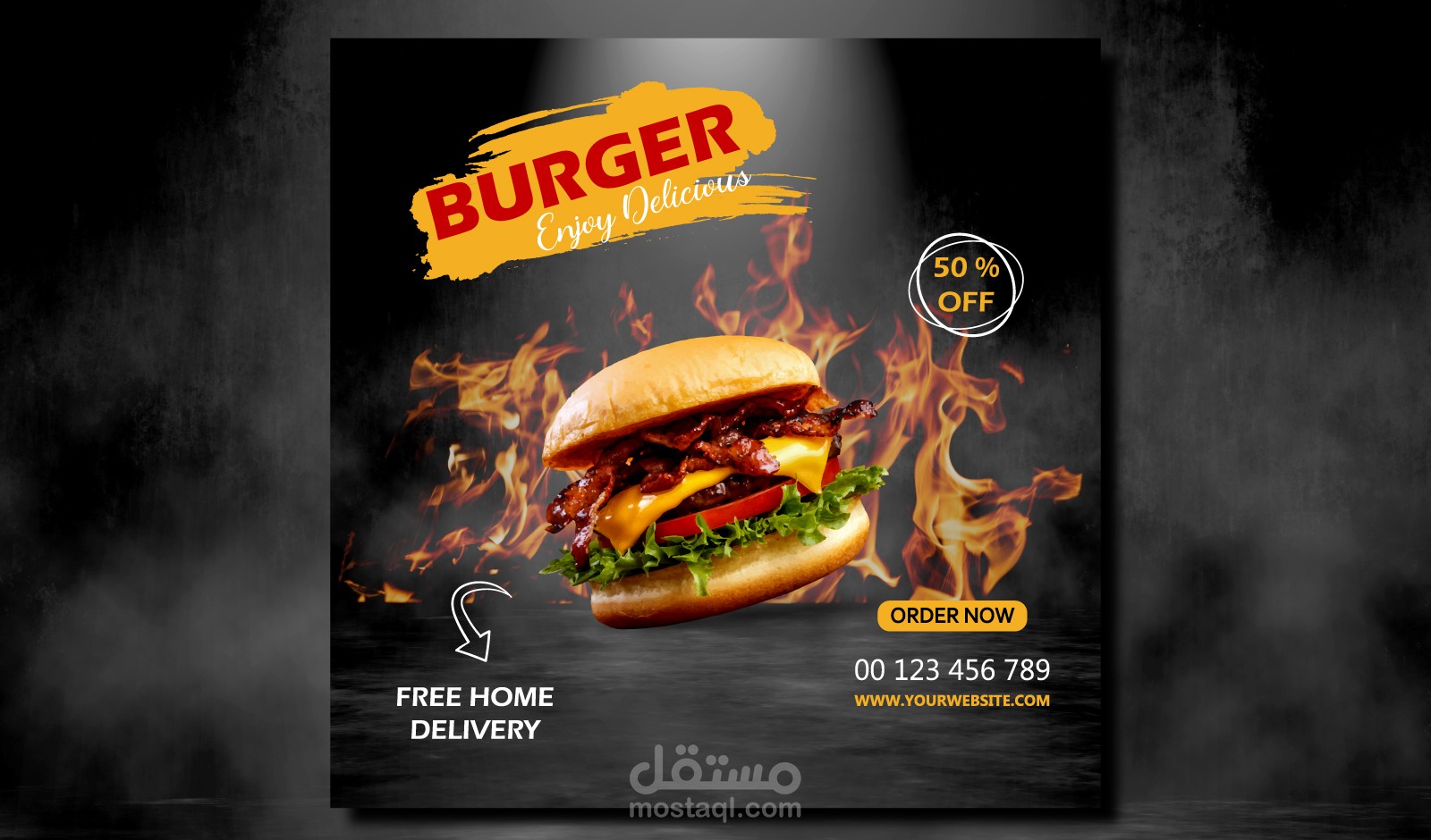 تصميم بوست سوشيال ميديا