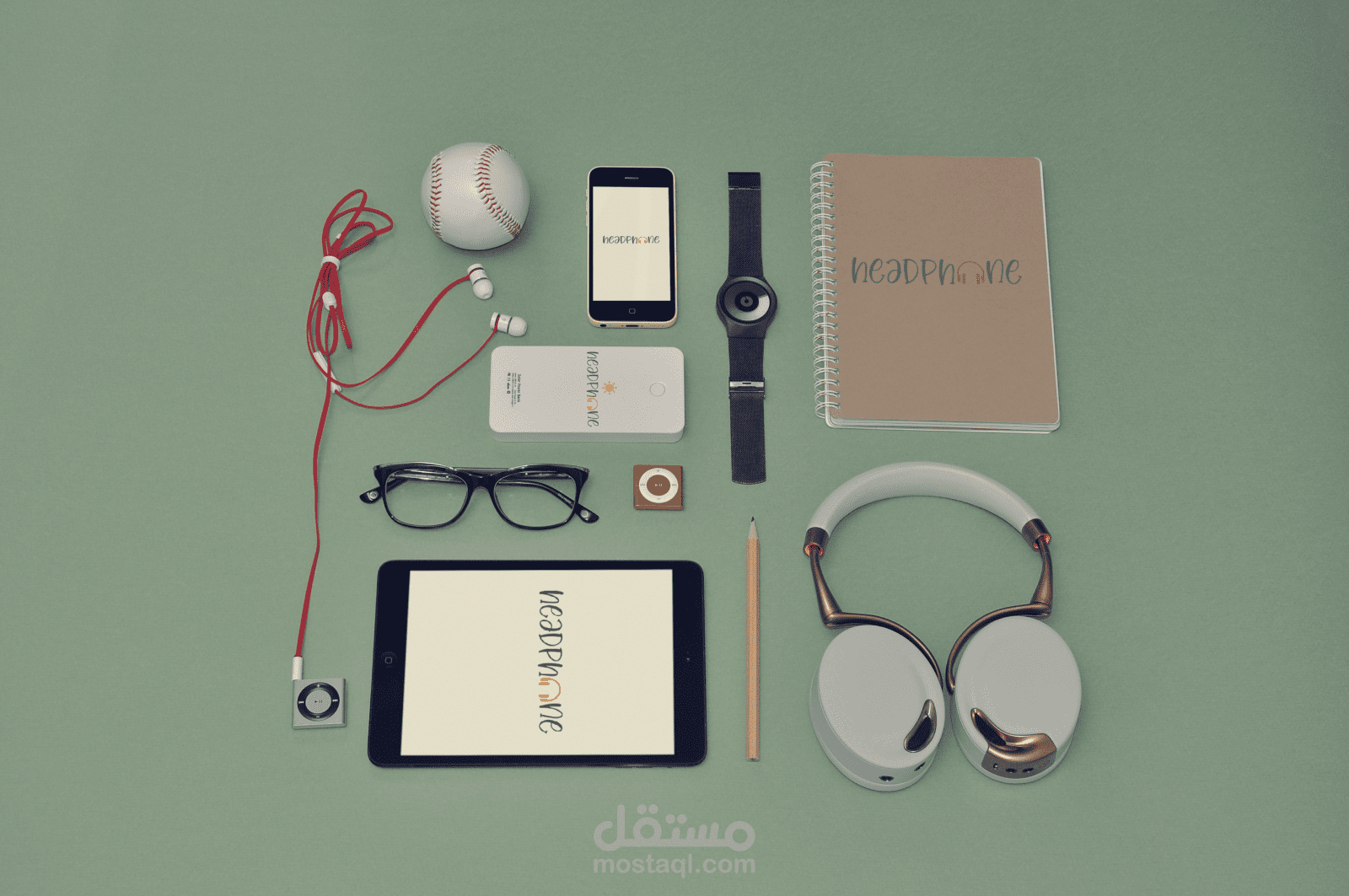 تصميم سماعة إذن - headphone