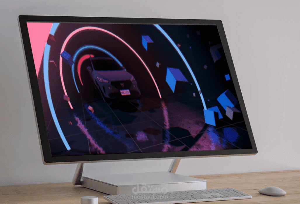 تقديم سيارات عبر تقنيات 3D