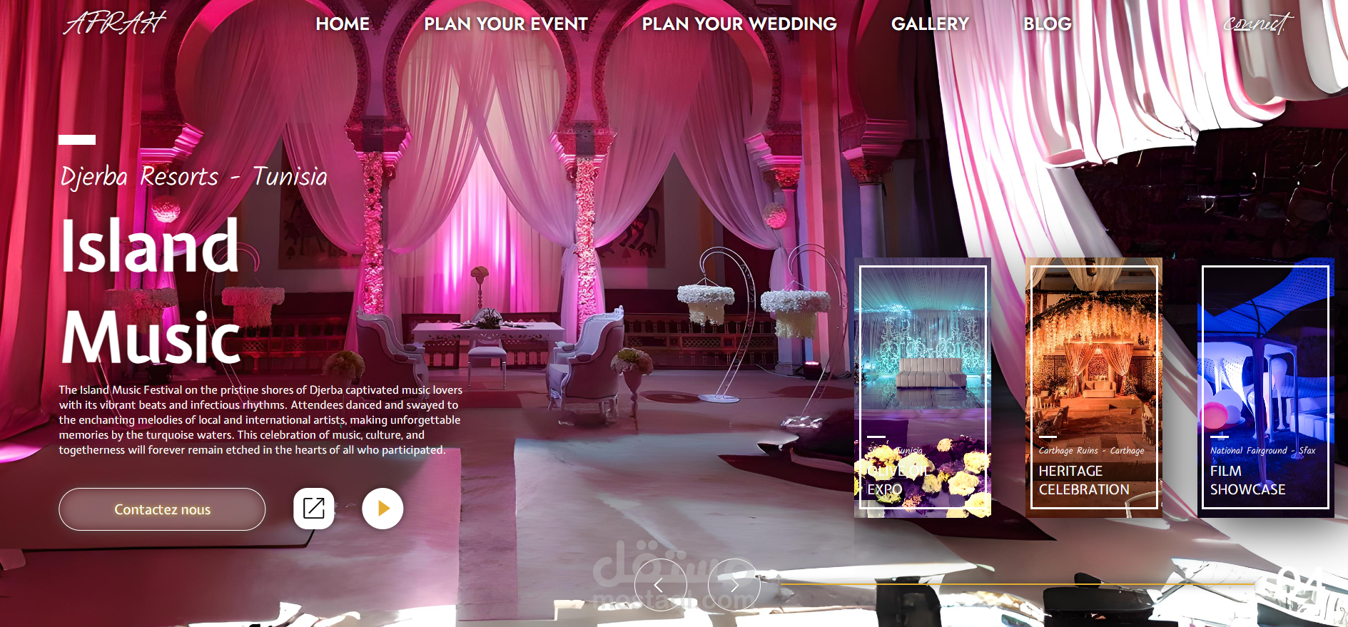 wedding planner website