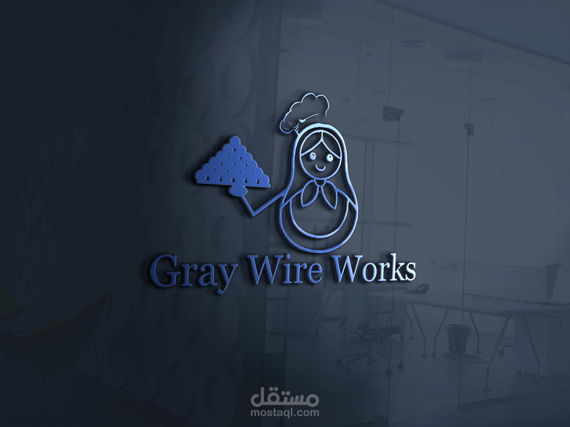 Russian restaurant logo