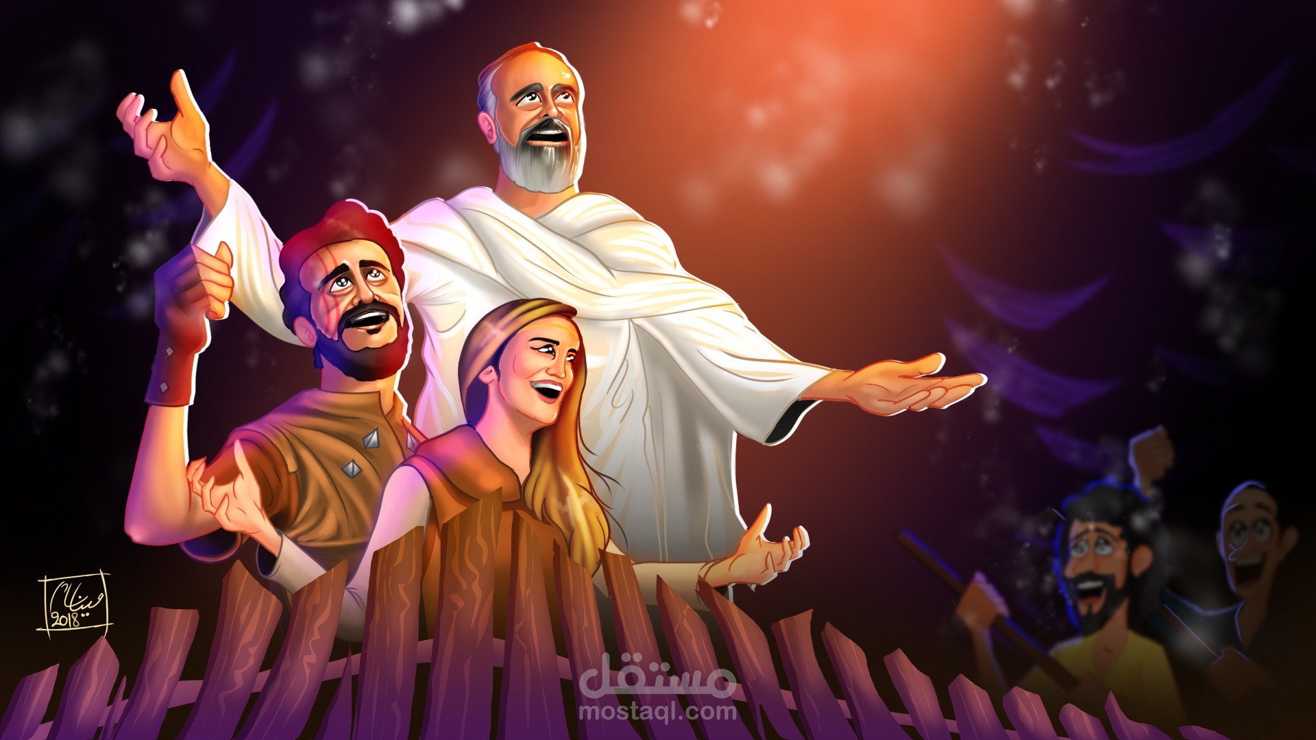 رسم قصص ديجيتال آرت