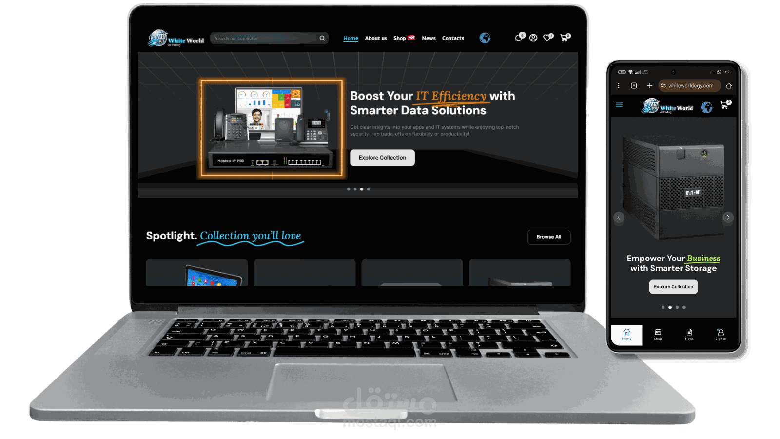 WhiteWorldEGY.com متجر الكتروني