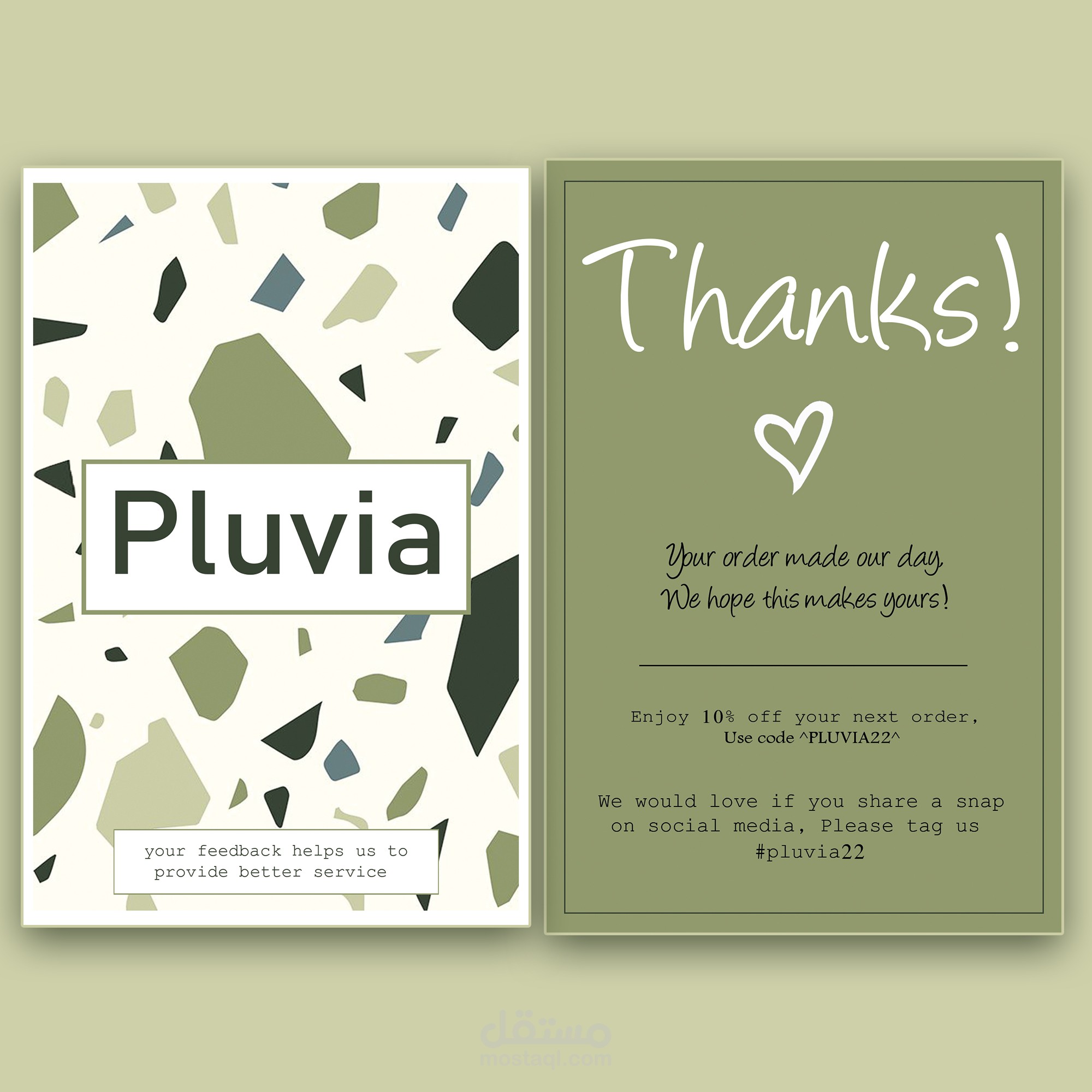 thank you card