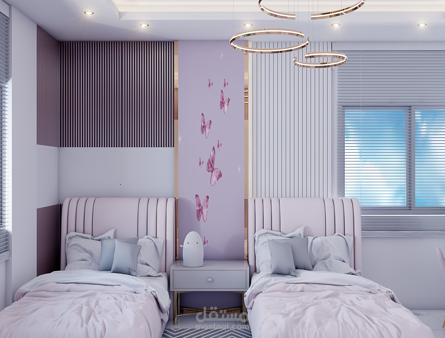 تصميم غرفة بنات