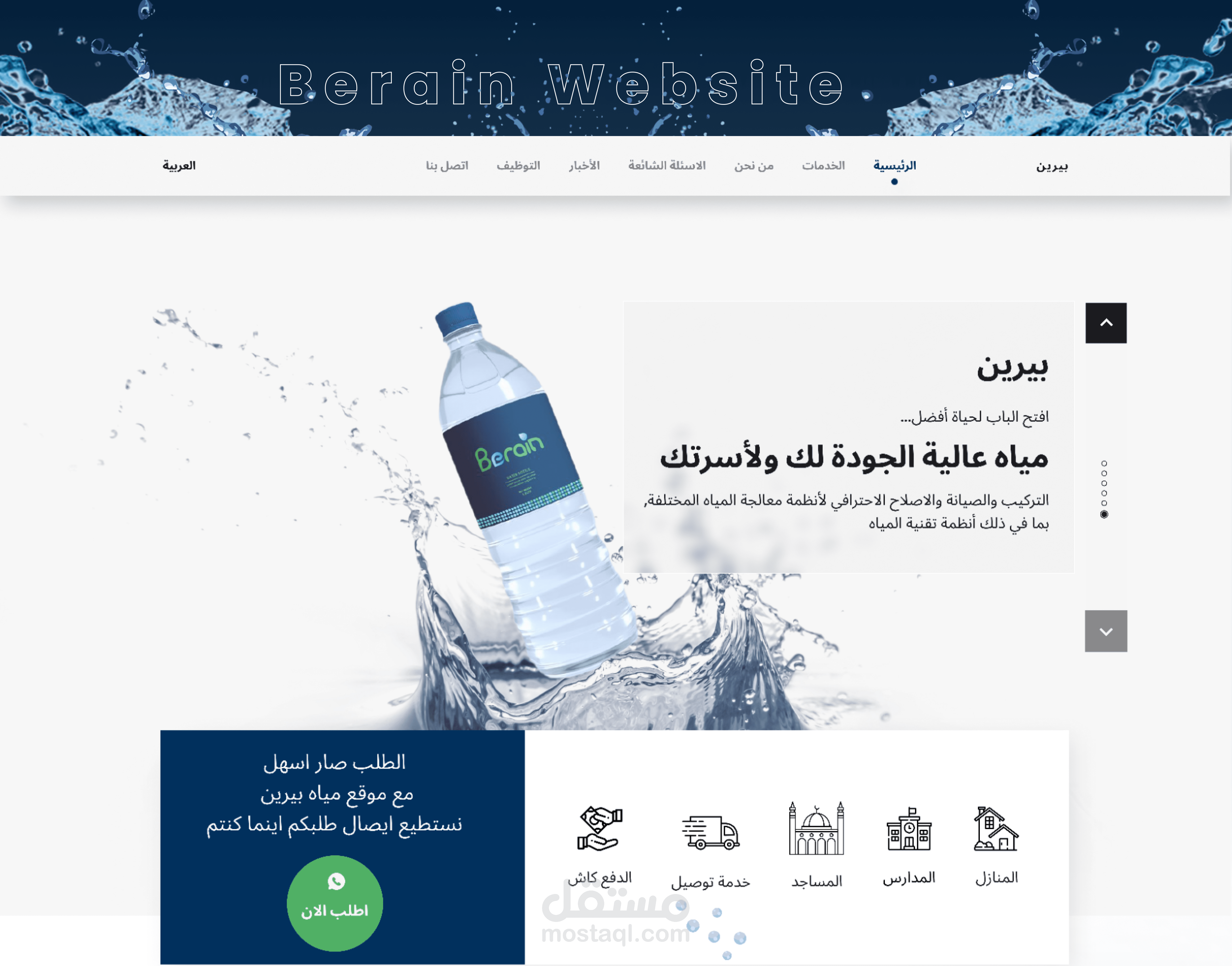 Berain water website